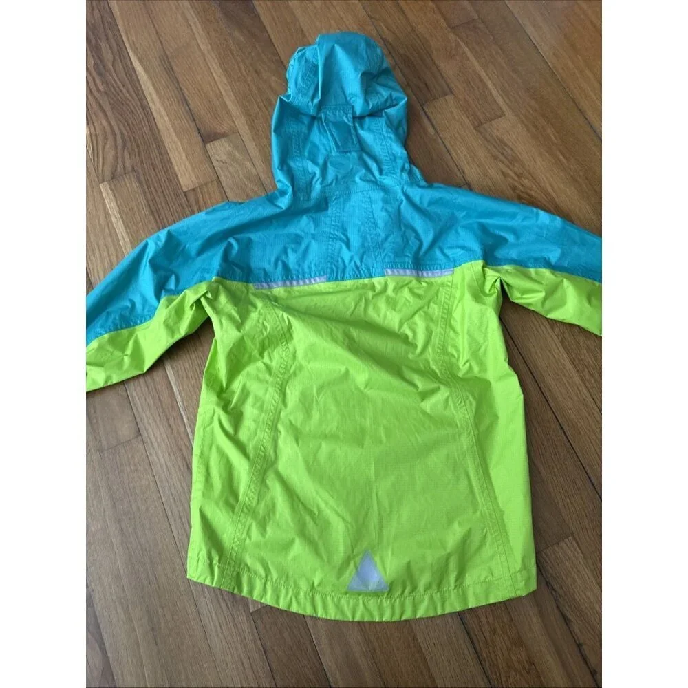 LL Bean Nylon Full Zip Hooded Raincoat Light Weight Size S (8)